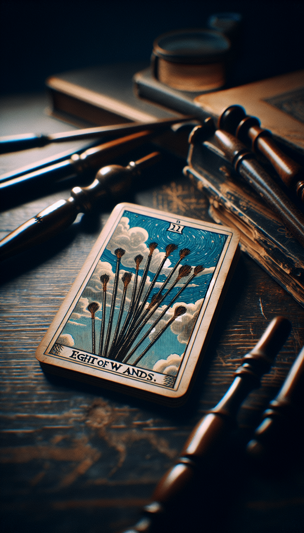 eight of wands tarot card conflict resolution