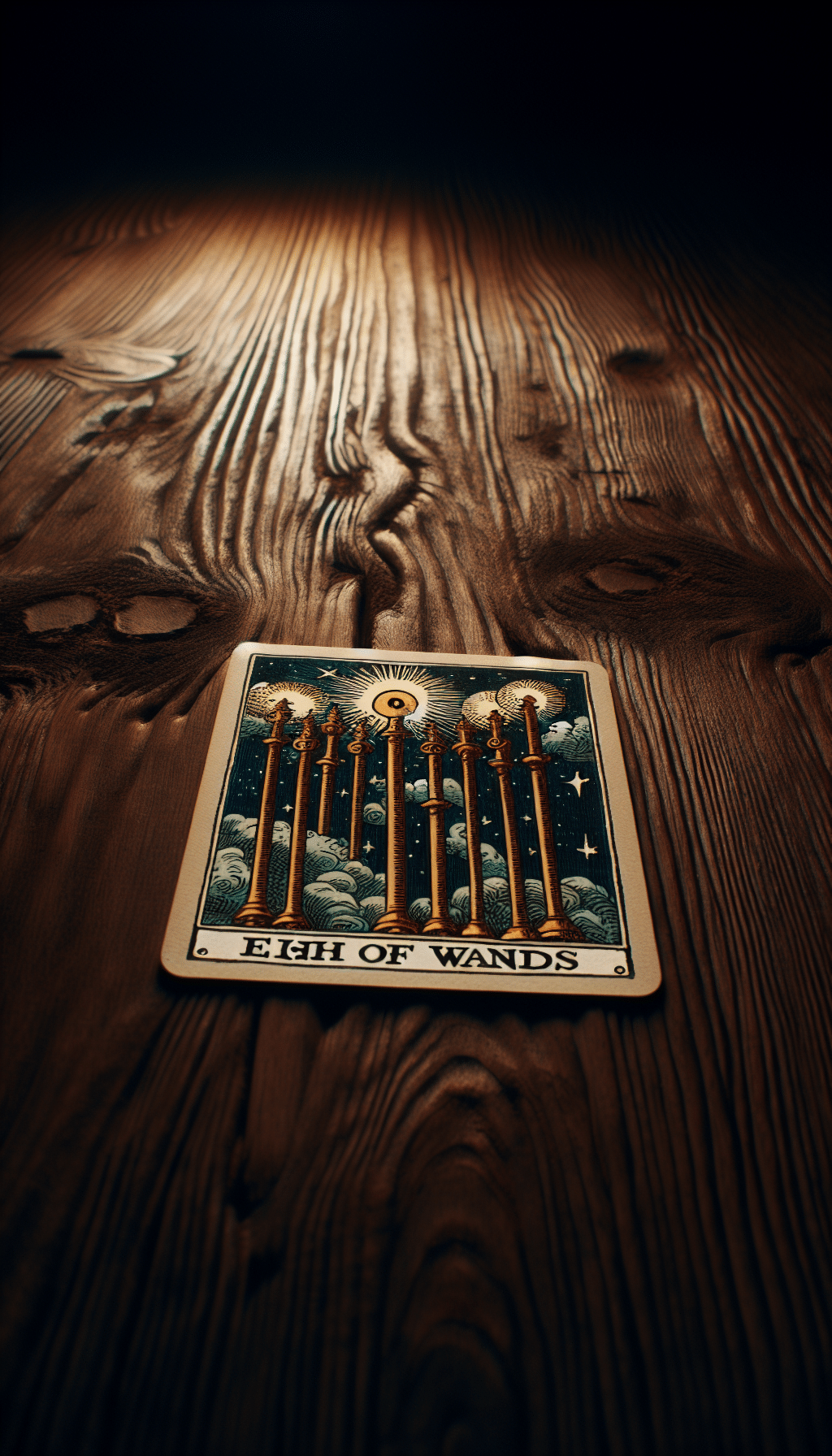 eight of wands tarot card decision