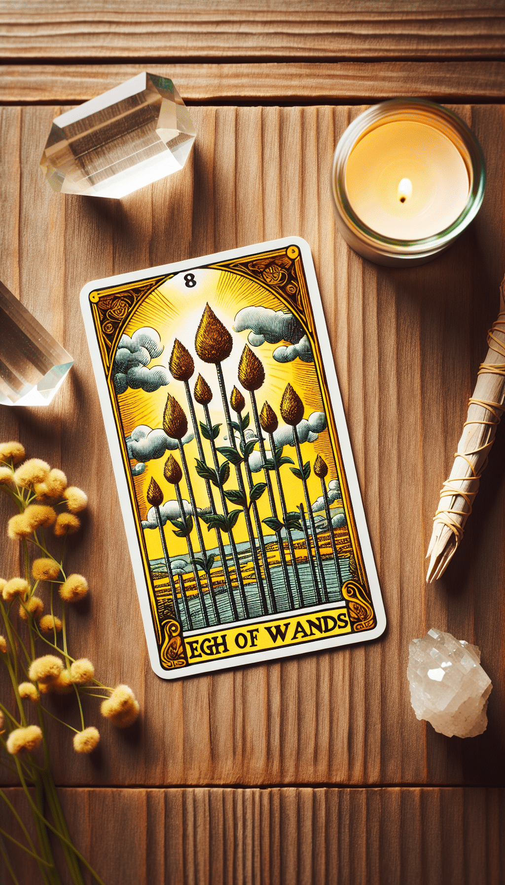 The Eight of Wands: Accelerating Financial Growth