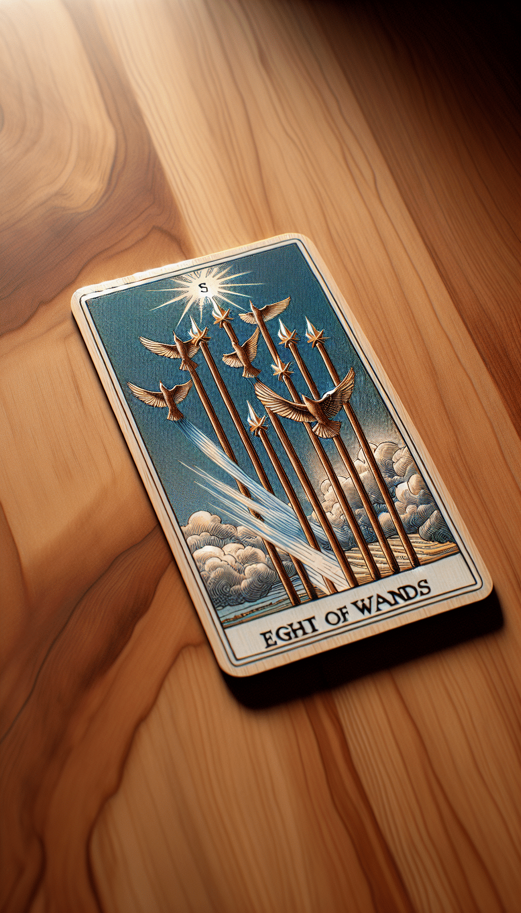 eight of wands tarot card personal growth