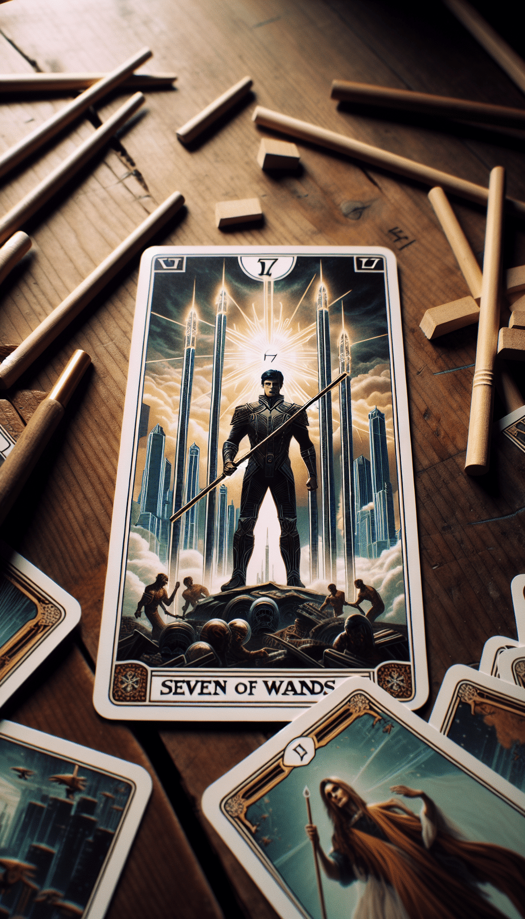 seven of wands tarot card future