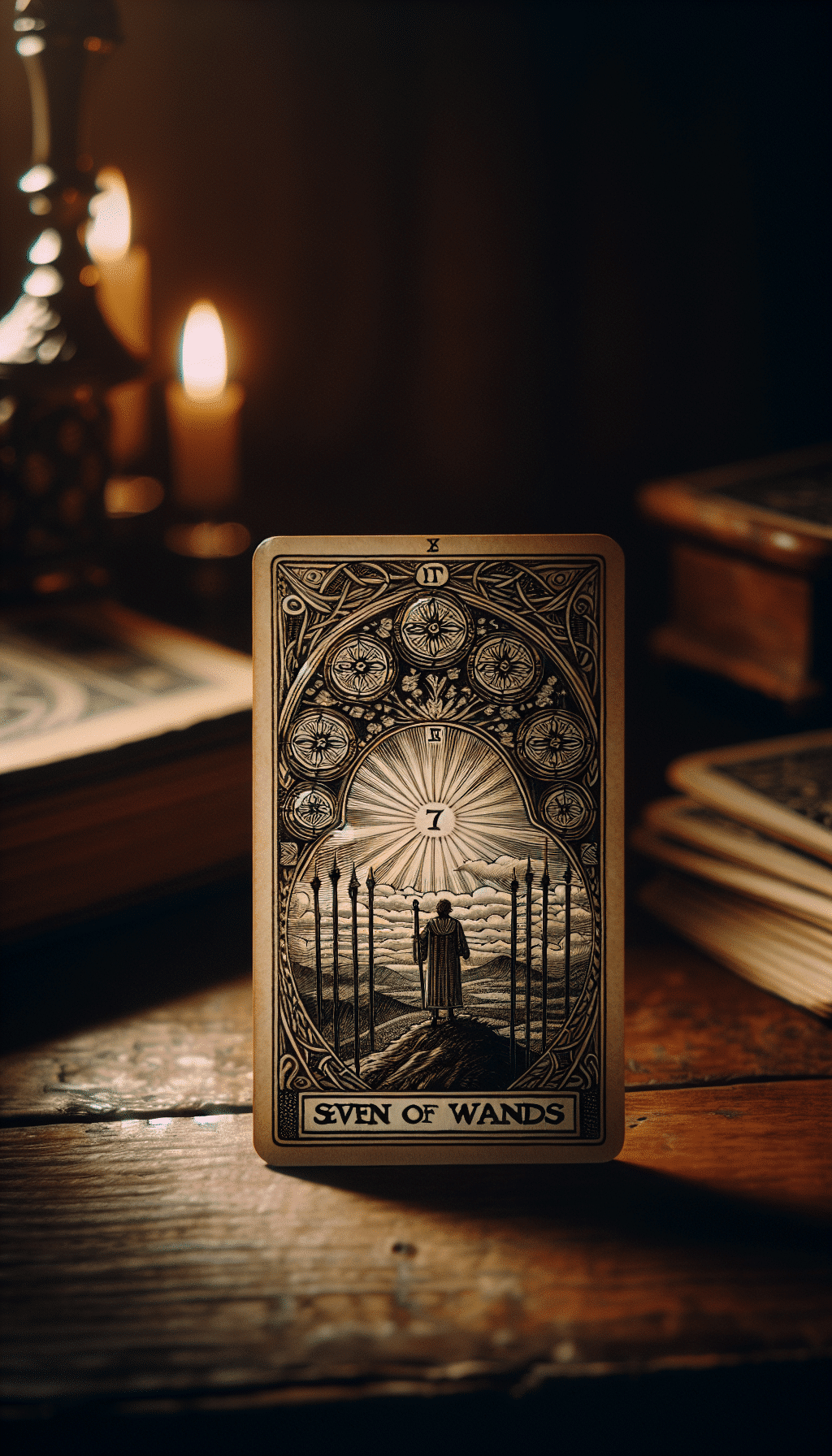 Unlocking the Past: Understanding the Seven of Wands Tarot Card