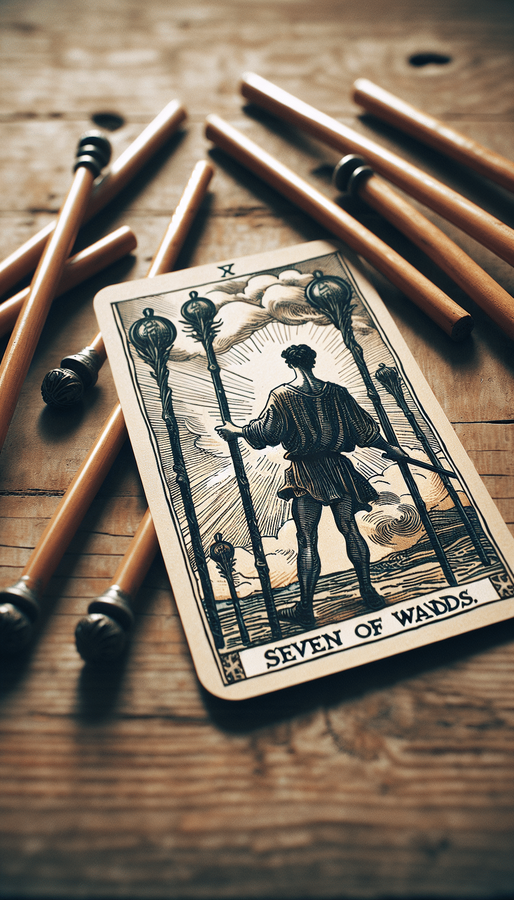 seven of wands tarot card personal growth