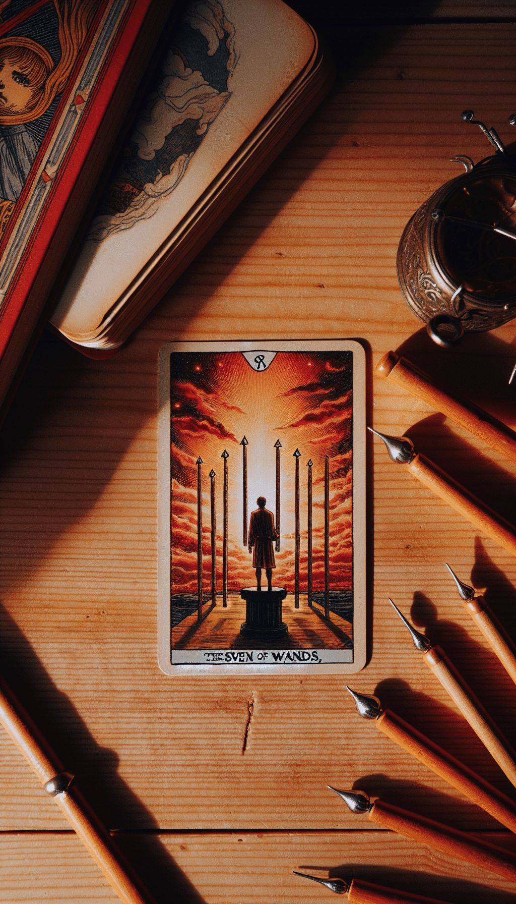 Conquering Adversity: The Seven of Wands in Present Challenges